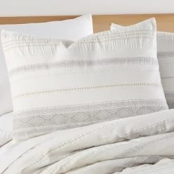 Pickford - Duvet Cover Set - Cream & Taupe - Levtex Home -Northlight Store GUEST 8518d86f 18e9 43ab b650 083f86225d13