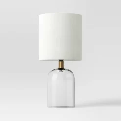 Glass Cylinder Mini Table Lamp With Open Base Clear - Threshold™ -Northlight Store GUEST 857dae5c 7594 4a2a a16e 4e68dee8179e