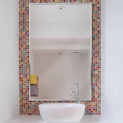 22" X 34" Spectrum Brushed Mirror Nickel - Head West