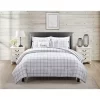 5pc King Farmhouse Princeton Comforter Set White/Gray - VCNY -Northlight Store GUEST 86382683 25e4 443b 84c1 a03d6ae0d6e7