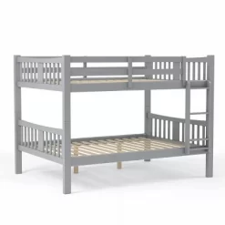 HOMES: Inside + Out Twin Over Twin Kids' Clare Bunk Bed Gray - IoHOMES -Northlight Store GUEST 866af7f7 4a3e 416d 99e1 b2d7e1d7a2f6