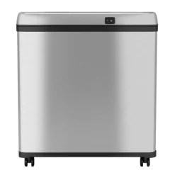 Halo Quality 16gal Stainless Steel Automatic Sensor Trash Can And Recycle Bin -Northlight Store GUEST 86f601e9 db56 4b49 8d1f 96013080220c