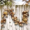 National Tree Company Artificial Autumn Garland, White, Made With Pumpkins, Gourds, Maple Leaves, Pinecones, Berry Clusters, Autumn Collection, 6 Ft -Northlight Store GUEST 879f2d02 ae67 4b6b b8a2 2498e215e944