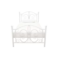 Twin Kids' Bombay Metal Bed White - Room & Joy -Northlight Store GUEST 87b8d0c6 7266 4a3c 86cb 83b88000ed40