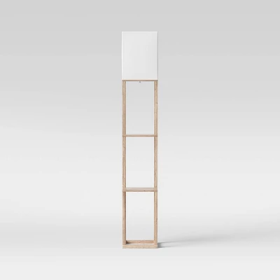 Alabaster Shelf Floor Lamp Light Brown - Threshold™ 5 Alabaster Shelf Floor Lamp Light Brown - Threshold™ - Image 3
