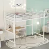 Twin Metal Loft Bed With Desk And Metal Grid - ModernLuxe -Northlight Store GUEST 8a5fe0a0 4862 4958 bb3a fd7570013ac5