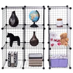 Costway 12 Cube Grid Wire Organizer Wardrobe Shelves Bookcase DIY -Northlight Store GUEST 8a70884d 4c0c 4811 96a0 f80f4e46402d