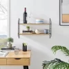 24.5" X 15.75" Severini Floating Bracket 2 Tier Wall Shelf - Danya B. -Northlight Store GUEST 8b4bedb2 0690 4c53 b539 cd10ad5e6ded