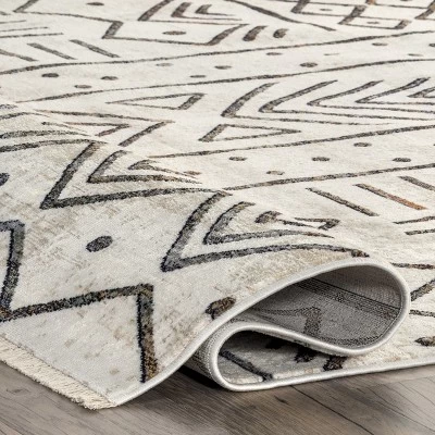 NuLOOM Kendra Bohemian Panel Fringe Area Rug 5 NuLOOM Kendra Bohemian Panel Fringe Area Rug - Image 3