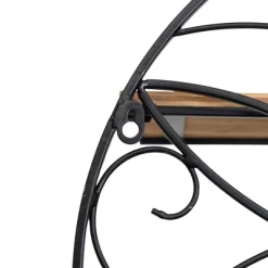 Black Metal & Wood Wall Shelf - Foreside Home & Garden -Northlight Store GUEST 8b8ffdc1 f647 48c1 a445 3e3ede7da49c