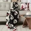 Mina Victory Halloween Skull 50" X 60" Black/White Throw Blanket -Northlight Store GUEST 8c0f7728 4483 4575 84d1 2c43826b42ab