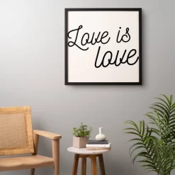 Eyesasdaggers Love Is Love Framed Wall Canvas Black/White - Deny Designs 11 Eyesasdaggers Love Is Love Framed Wall Canvas Black/White - Deny Designs -Northlight Store GUEST 8c980a66 9c6d 4263 9794 3145becf3341