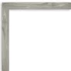 Amanti Art Dove Greywash Square Petite Bevel Bathroom Wall Mirror 26.5 X 20.5 In.