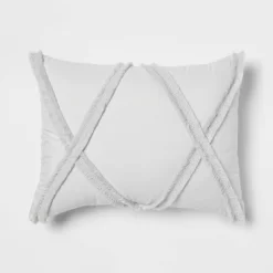 4pc Clipped Stripe Poms Comforter Bedding Set - Threshold™ -Northlight Store GUEST 8d139982 3828 47ac 895d 4255d7a3549e