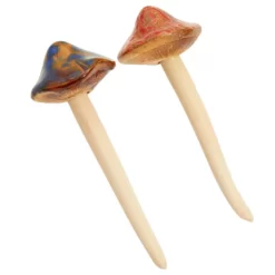 4-Pack Of Outdoor Miniature Ceramic Mushrooms For Garden Planter Decorations, Fairy Figurines For Pots, Outside, Yard, Plant Decor, 5 Inches In Height 14 4-Pack Of Outdoor Miniature Ceramic Mushrooms For Garden Planter Decorations, Fairy Figurines For Pots, Outside, Yard, Plant Decor, 5 Inches In Height -Northlight Store GUEST 8d16821b 5d26 42ce 8da7 f4304c5d7d53