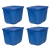 HOMZ 10-Gallon Stackable And Nestable Heavy Duty Plastic Storage Container Organizer Bin With 4 Way Handles, Capri Blue (8 Pack) -Northlight Store GUEST 8e5ab92f ed84 40d1 bb9b edac42c6ae6e