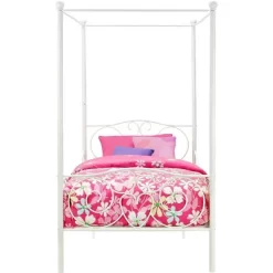 Twin Clara Metal Bed White - Room & Joy -Northlight Store GUEST 8ed11678 923b 44e6 8c69 09bdd17053ae
