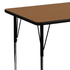 Flash Furniture 30''W X 48''L Rectangular Thermal Laminate Activity Table - Standard Height Adjustable Legs -Northlight Store GUEST 8f51f858 86a6 43d7 9dfa 43dabe0d0024