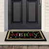Northlight Black Coir "Merry" Christmas Doormat 18" X 30" -Northlight Store GUEST 90ae5618 39a9 4770 9160 2205bc68cf34
