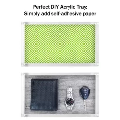 Hastings Home Decorative Acrylic Catchall Tray For Bedroom, Bathroom, And Office Storage - Clear -Northlight Store GUEST 90c3e336 fdbd 4bce 8a27 619fb9575f29