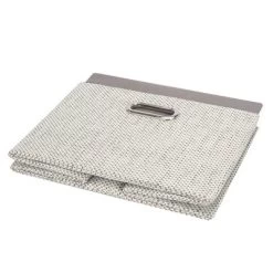 Lambs & Ivy Gray Foldable/Collapsible Storage Bin/Basket Organizer With Handles -Northlight Store GUEST 91578032 4196 46a3 a7b3 3dca797cd257