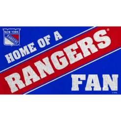 Evergreen New York Rangers Team Turf Mat- 28 X 16 Inches Indoor Outdoor Doormat -Northlight Store GUEST 924a8ec7 c09f 4e9b ad43 0751200e5a0f