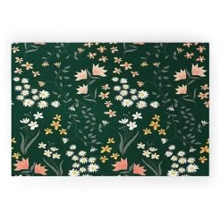 Emanuela Carratoni Meadow Flowers Theme Looped Vinyl Welcome Mat - Society6 -Northlight Store GUEST 93d2ae89 46fd 4fa9 b45c 226f77dfba7c