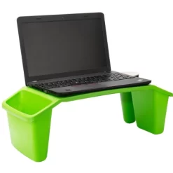Mind Reader Kids’ Lap Desk, Freestanding Portable Table With Side Pockets, Plastic, Green, 2-Pack -Northlight Store GUEST 94bdd6d9 a18c 45c4 a50b fc737206f0dd