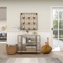 Metal Bell Square Frame Wall Decor Brass - Olivia & May -Northlight Store GUEST 94d5e803 b74d 4e8d a7a0 6c75199036db