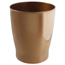 MDesign Slim Plastic Small Round Trash Can Wastebasket Garbage Bin -Northlight Store GUEST 95b60306 10b0 480f acb5 b9448eb3950c