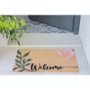 Shiraleah "Welcome" Floral Print Rectangle Doormat -Northlight Store GUEST 95ca1b60 db5c 47bc bce9 9c1469d49c2a