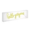 20" Hello Gorgeous Contemporary Glam Acrylic Box Pendant (Includes LED Light Bulb) Neon Yellow - JONATHAN Y 2 20" Hello Gorgeous Contemporary Glam Acrylic Box Pendant (Includes LED Light Bulb) Neon Yellow - JONATHAN Y -Northlight Store GUEST 966d727b bb9d 4593 9174 afe96324beb8