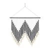 Wood Macrame Beaded Wall Decor With Fringe Tassels - Olivia & May -Northlight Store GUEST 96ceeb80 7635 48fe 9922 63825f56d037