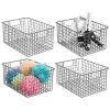 MDesign Bath Metal Storage Organizer Basket - 4 Pack -Northlight Store GUEST 97419146 dd00 4697 a8b0 fcc080328068