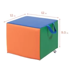 ECR4Kids SoftZone Cozy Cubes, Flexible Foam Seating