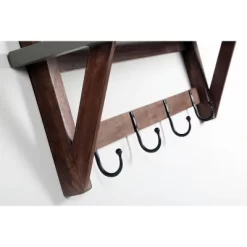 Brookside Entryway Coat Hook Concrete Coated Top And Wood Light Gray/Brown - Alaterre Furniture -Northlight Store GUEST 97830849 af49 4861 a9e5 58d742da424e