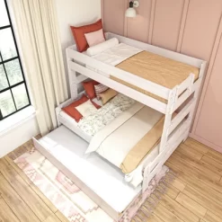 Max & Lily Farmhouse Twin Over Full Bunk Bed With Trundle -Northlight Store GUEST 995a147a f709 4478 bdb0 419b2eeb357c