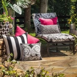Outdoor/Indoor Herringbone Over-Sized Rectangular Throw Pillow Set Of 2 - Pillow Perfect -Northlight Store GUEST 9a580e28 68a2 41a3 84e7 63344bf02a5e