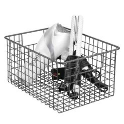 MDesign Bath Metal Storage Organizer Basket - 4 Pack -Northlight Store GUEST 9e073fe7 e935 4766 8ace e30c468db97b