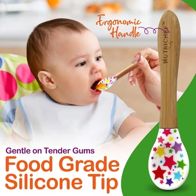 NutriChef Stars Bamboo Dinnerware Set With Silicone Suction For Kids 4 NutriChef Stars Bamboo Dinnerware Set With Silicone Suction For Kids - Image 2