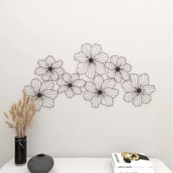 Metal Floral Wire Wall Decor Black - CosmoLiving By Cosmopolitan 25 Metal Floral Wire Wall Decor Black - CosmoLiving By Cosmopolitan -Northlight Store GUEST 9e79176a 1a4c 4321 ad62 cea8b0b3846b