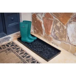 BirdRock Home 34''LX14''W Decorative Rubber Boot Tray -Northlight Store GUEST 9e7d1887 177d 4709 bb83 b1cfc5265f7d