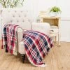 C&F Home 50" X 60" Harbor Plaid Red White And Blue Patriotic July 4th Woven Throw Blanket -Northlight Store GUEST 9f76a3e8 a7bf 474e 8c4e b509610cab88