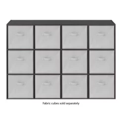 Whitmor 12 Section Cube Organizer Brown