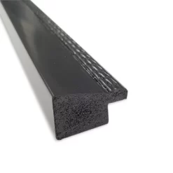 16" X 50" Avon Narrow Framed Full Length On The Door Mirror Black - Amanti Art