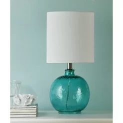 Glass Table Lamp Blue - StyleCraft 13 Glass Table Lamp Blue - StyleCraft -Northlight Store GUEST a200a218 b5e1 4d0e 818a 2622f178700c
