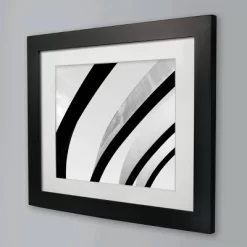 14" X 18" Matted To 11" X 14" Wide Gallery Frame Black - Room Essentials™