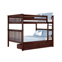 Max & Lily Full Over Full Bunk Bed With Storage Drawers -Northlight Store GUEST a25d7f01 6460 43e0 bcc8 4d7024ce6e42