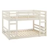 Twin Over Twin Indy Solid Wood Low Bunk Bed - Saracina Home -Northlight Store GUEST a302490c 1fe8 468b 94d4 2b926b6ee4be