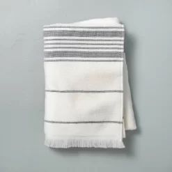 Multistripe Bath Towels Cream/Gray - Hearth & Hand™ With Magnolia -Northlight Store GUEST a3ab88f0 8654 425b a1f7 f62caee554f1
